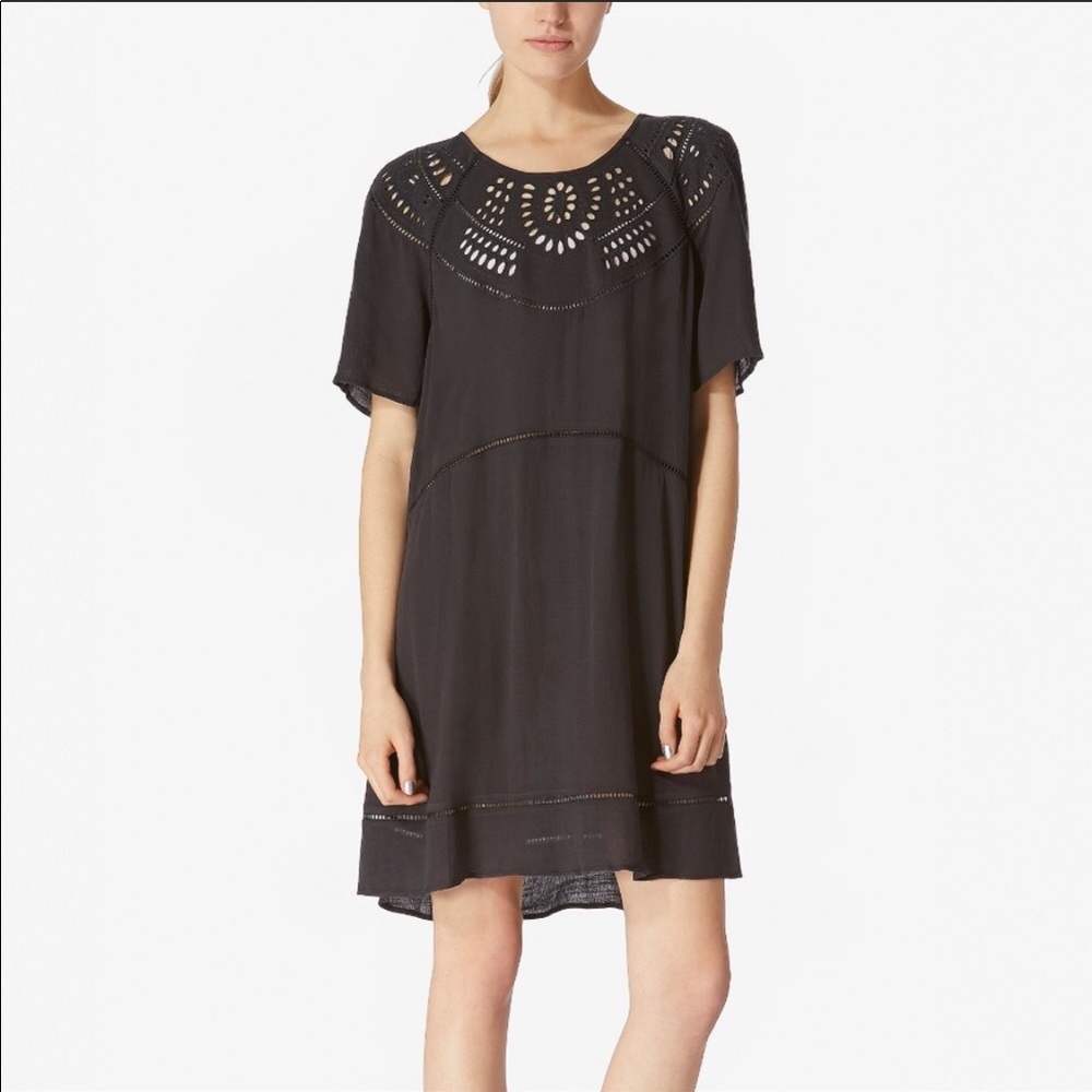 Avec les Filles babydoll black dress. NWT.